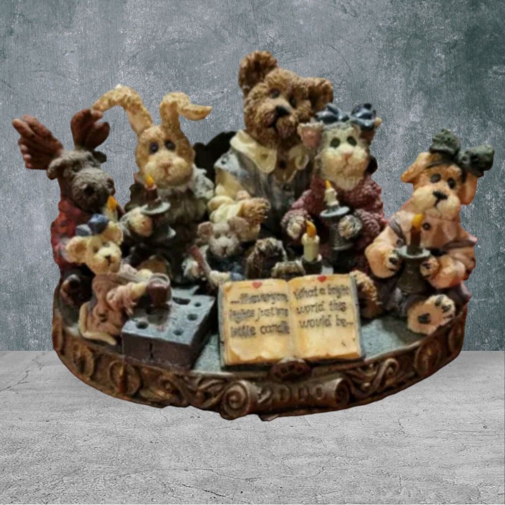 Boyds Bears Bearstone Light a Candle For a Brighter‎ World Style #227805